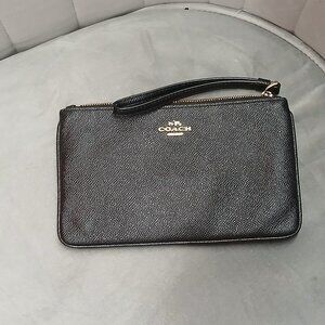 Black Coach Wristlet